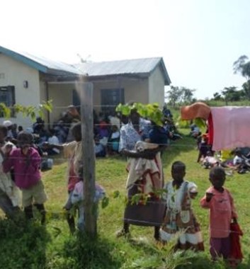 Kenya Medical Camp - Waiting Area on Medical Camp