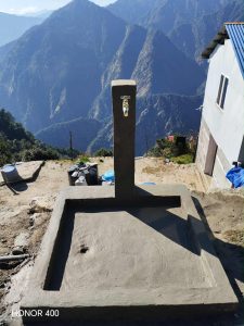 Community tap next to Karila homes