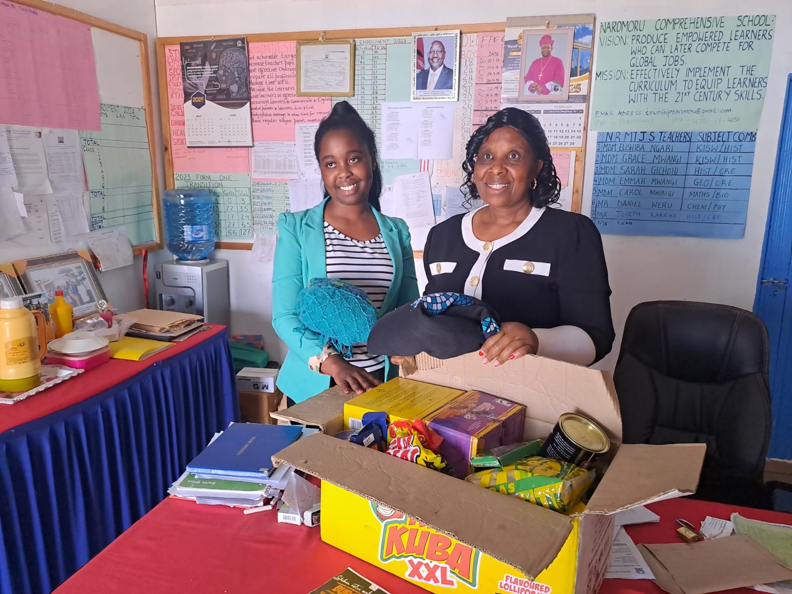 Donations for Naro Moru Township