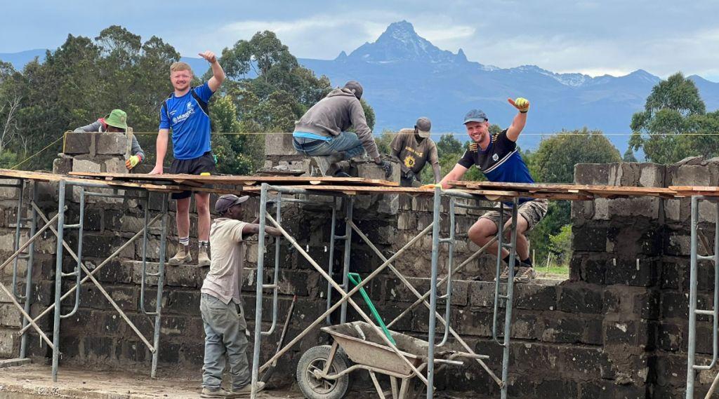 Kimbo Primary - Mt Kenya view