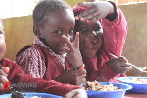 Lunch is served at one of the Early Child Development Centres