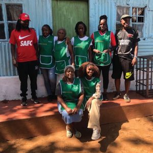 Staff and volunteers at the Embu Rescue Centre